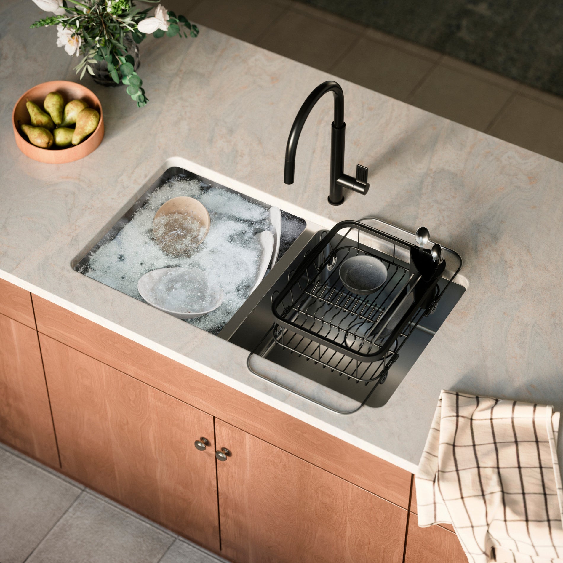 Sinkin Multi Use Dish Rack - Image 3