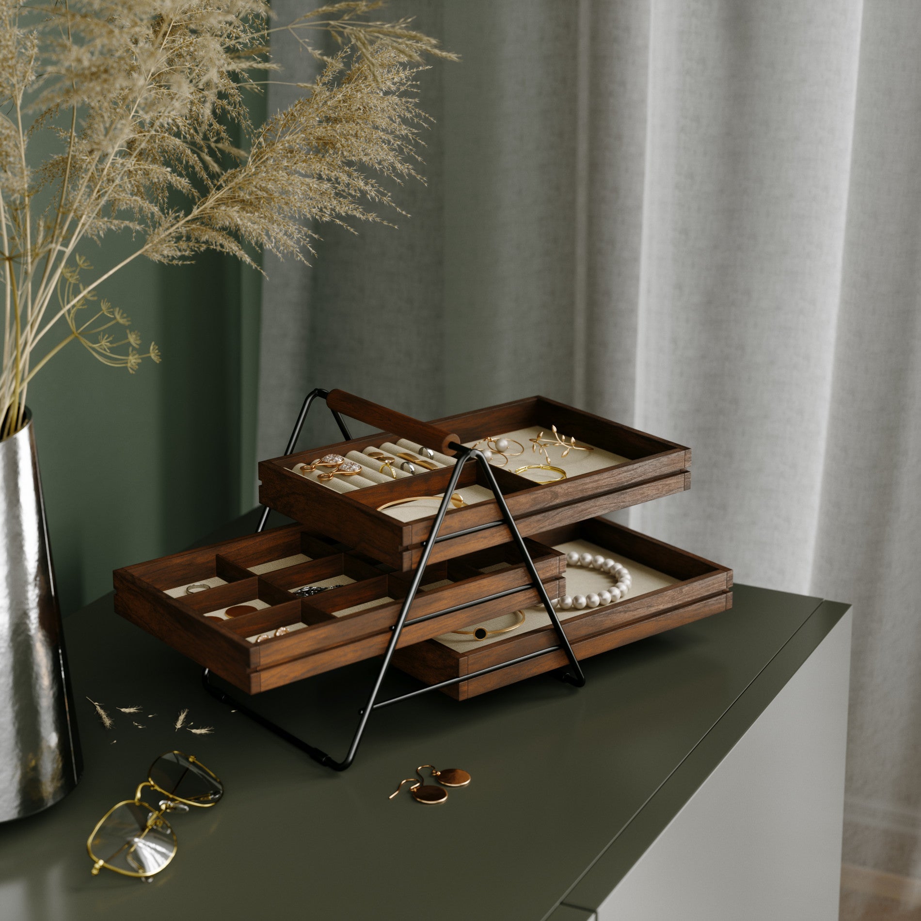 Terrace 3-Tier Jewelry Tray - Image 3
