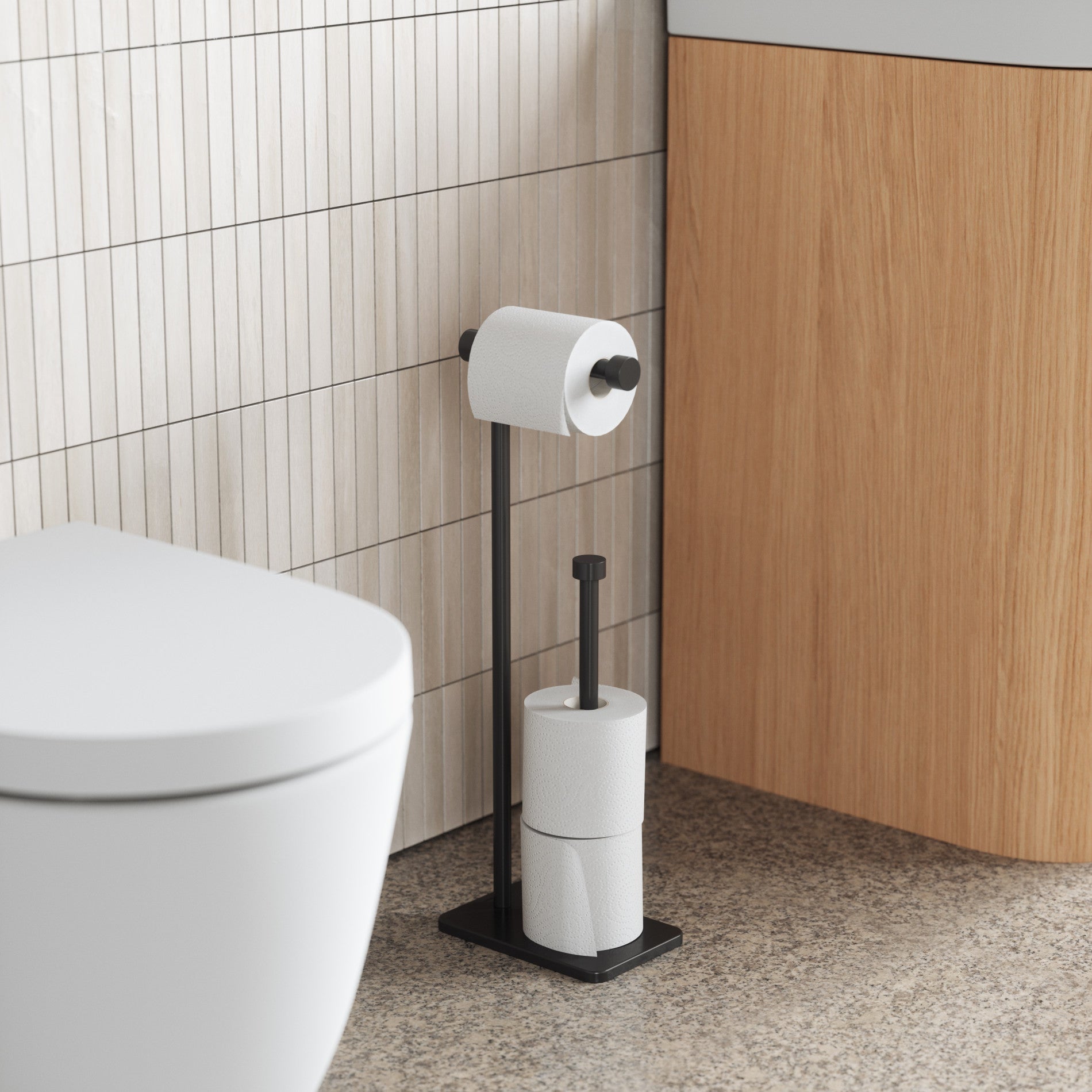 Cappa Toilet Paper Holder & Reserve - Image 3