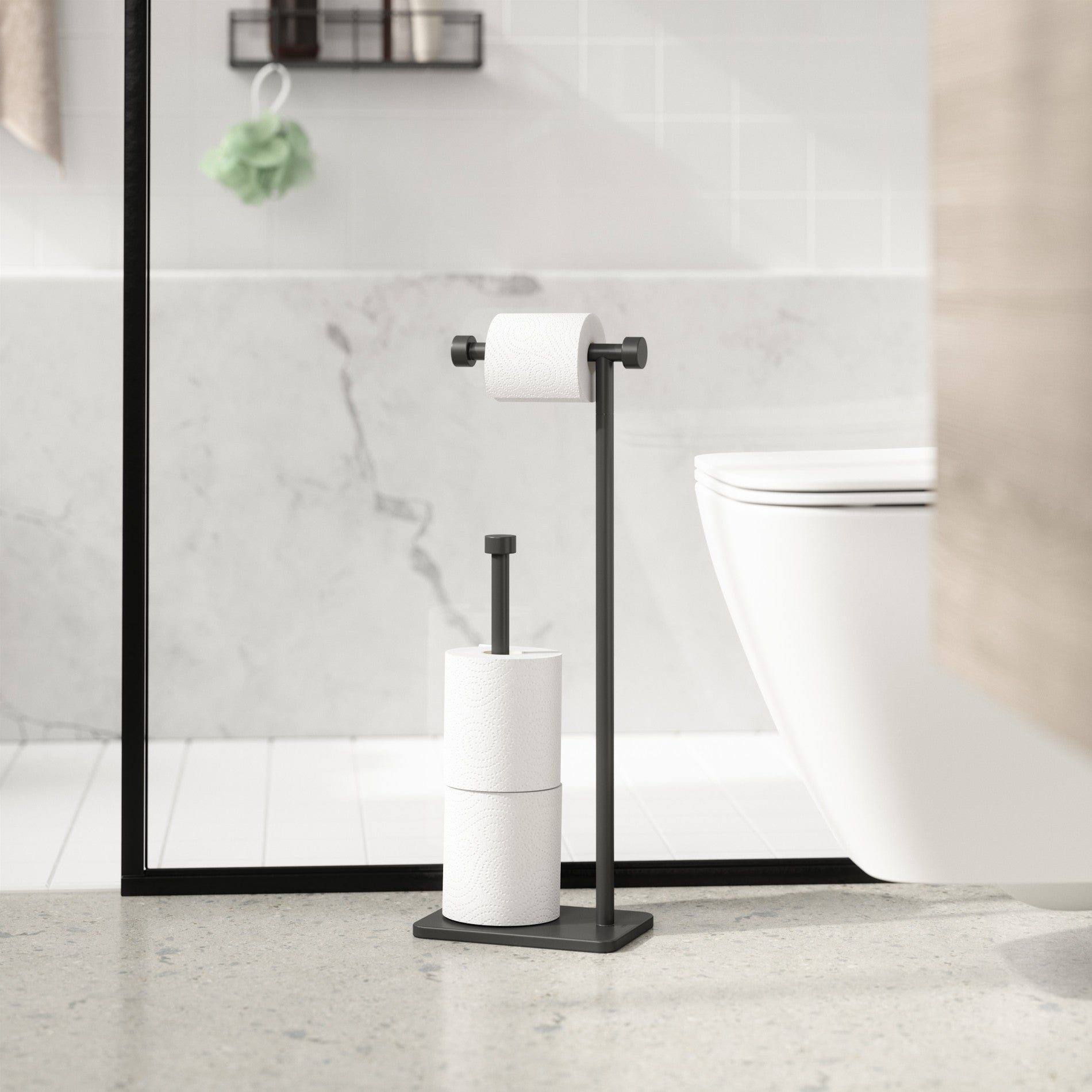 Cappa Toilet Paper Holder & Reserve - Image 2