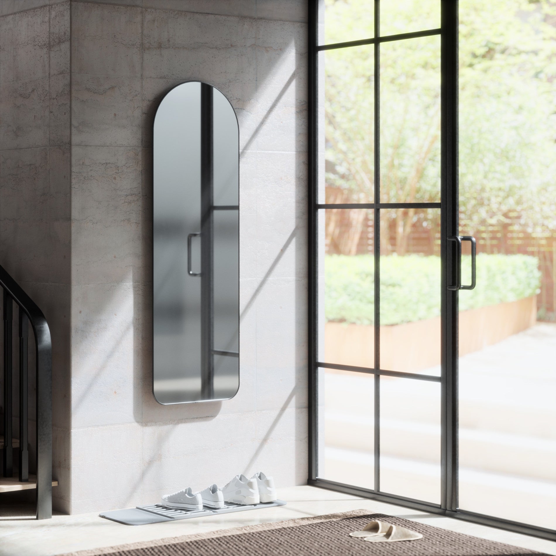 Hubba Arched Leaning & Wall Mirror - Image 3