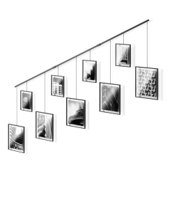 Exhibit Wall Picture Frames, Set of 9