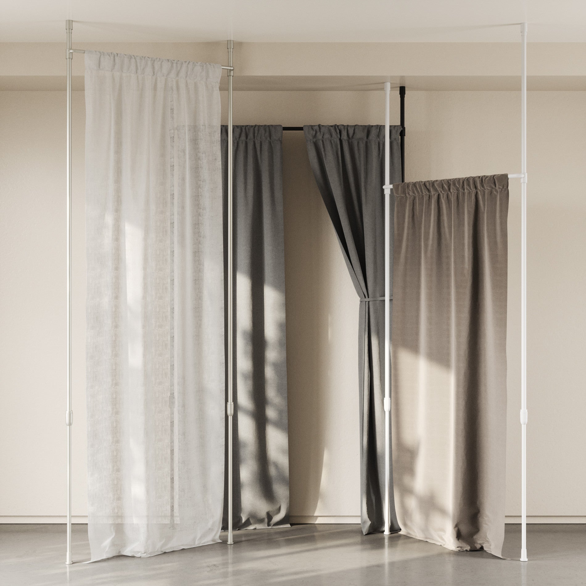 Anywhere Curtain Rod & Room Divider - Image 4