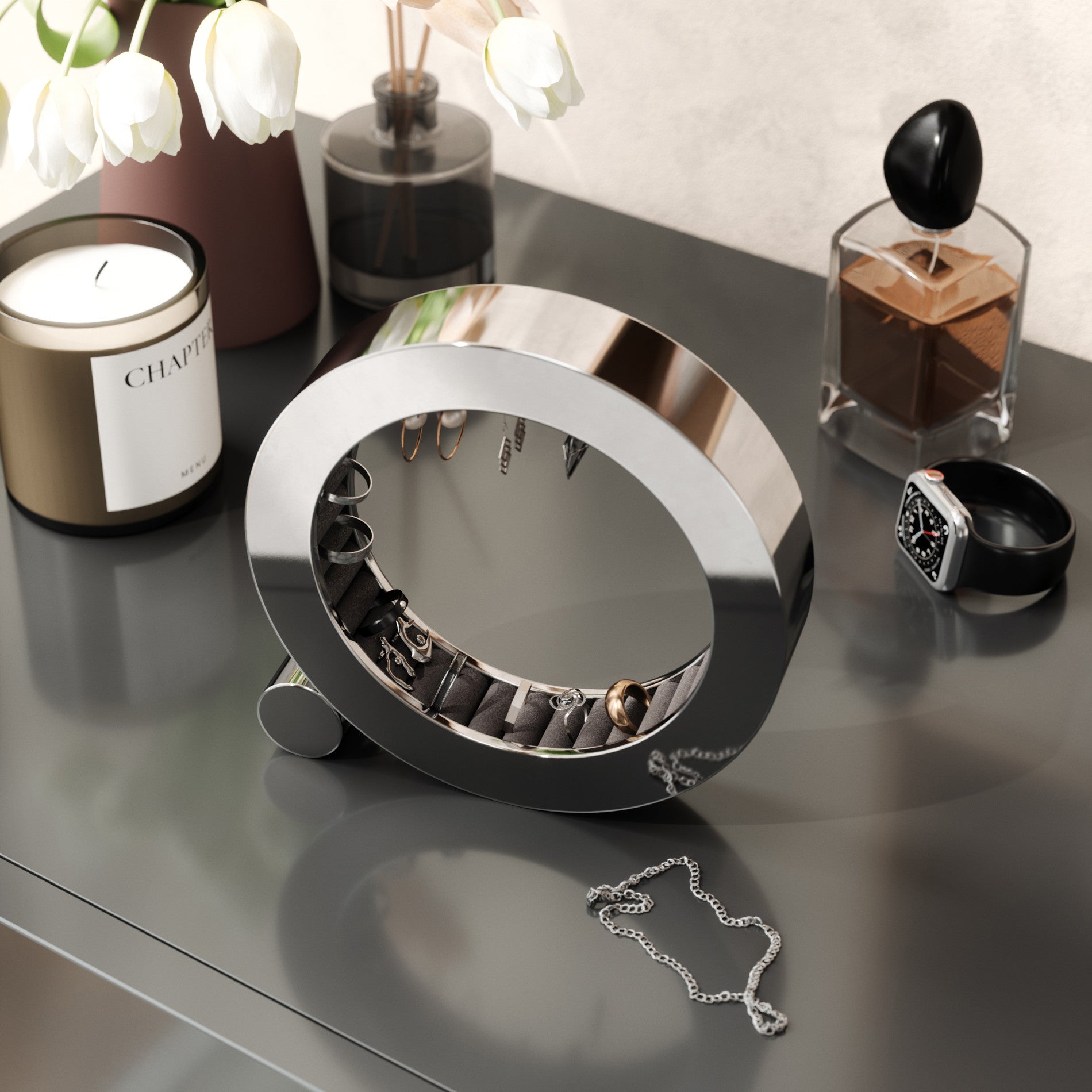 Ferris Metal Jewelry Organizer - Image 2